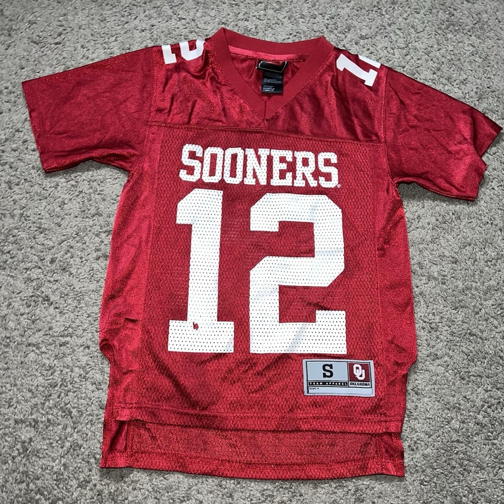 Genuine Stuff Collegiate Licensed Oklahoma University Youth Xtra Large Jersey‎